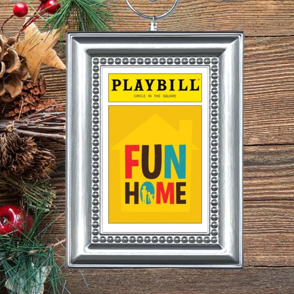 Fun Home Broadway Musical Playbill Christmas Tree Ornament